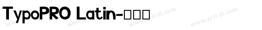 TypoPRO Latin字体转换